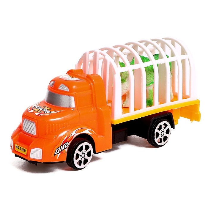 Грузовик инерционный &laquo;Перевозчик&raquo;, с животным, МИКС