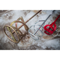 Миксер для красок и штукатурных смесей ТУНДРА, оцинкованный, SDS-plus, 100 х 10 х 600 мм