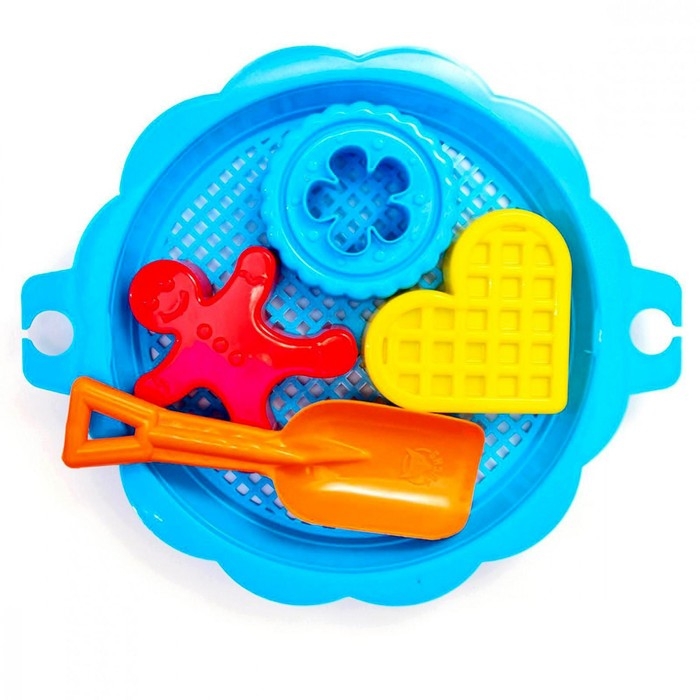 Формочки для песка &laquo;Сластена&raquo;, с ситом