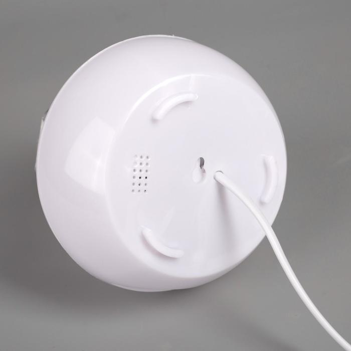 Световой прибор &laquo;Шар на подставке&raquo; 12 см, свечение RGB, 220 В