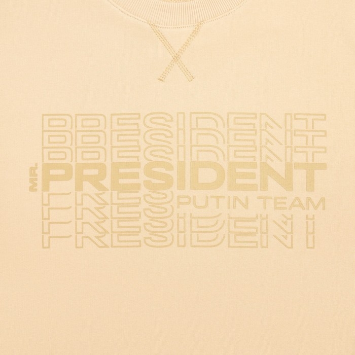 Свитшот President, размер XL, цвет бежевый