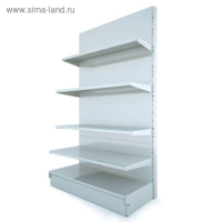 Панель для стеллажа, 35&times;125 см, цвет белый