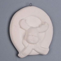 Новый год! Ёлочное украшение под раскраску &laquo;Олень&raquo; с подвесом, кисть