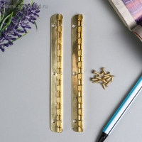 Петля карточная удлинённая для шкатулок металл угол открывания 180 град + гвозд. 10х1,5 см Петля карточная удлинённая для шкатулок металл угол открывания 180 град + гвозд. 10х1,5 см