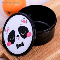 Ланч-бокс круглый FoodVibes &laquo;Панда&raquo;, 500 мл