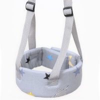 Вожжи детские №1, Звезды, цвет серый Вожжи детские №1, Звезды, цвет серый