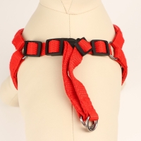 Шлейка "Комфорт" комбинированная, 1,5 см, ОШ 36-50 см, ОГ 40-55 см, красная Шлейка "Комфорт" комбинированная, 1,5 см, ОШ 36-50 см, ОГ 40-55 см, красная