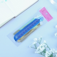 Бант-шар No5, синий в серебре Бант-шар No5, синий в серебре