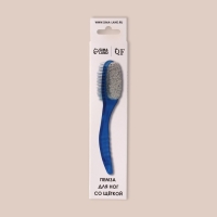 Пемза для педикюра, с щёткой, двусторонняя, 20 см, цвет МИКС Пемза для педикюра, с щёткой, двусторонняя, 20 см, цвет МИКС