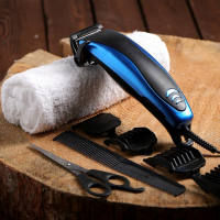 Машинка для стрижки Luazon LTRI-14, 15 Вт, 3/6/9/12 мм, 220 В, синяя Машинка для стрижки Luazon LTRI-14, 15 Вт, 3/6/9/12 мм, 220 В, синяя