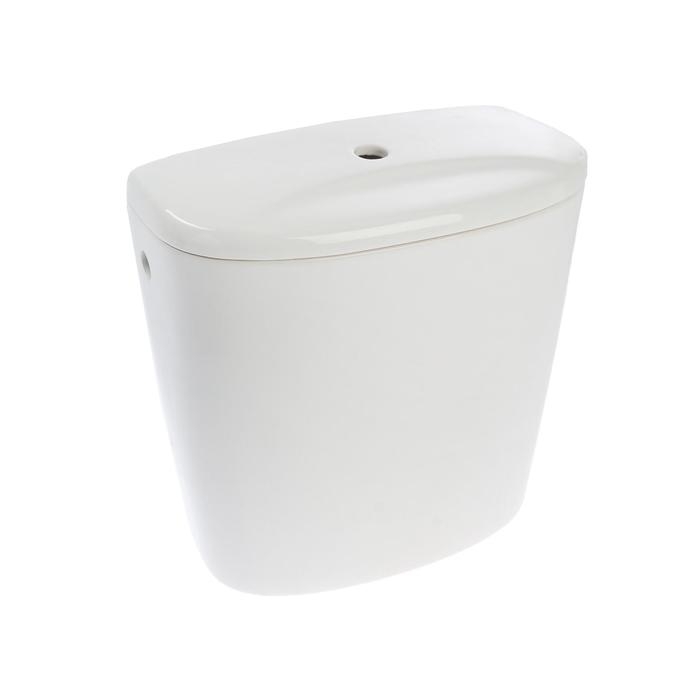 Унитаз компакт ЛЗСФ "Универсал Эконом", боковая подводка, косой выпуск, сиденье, шток