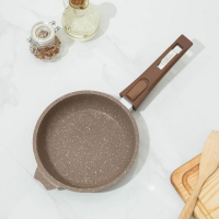 Сковорода &laquo;Гранит Brown&raquo;, d=18 см, антипригарное покрытие, съёмная ручка, цвет МИКС