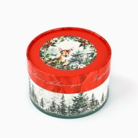 Коробка подарочная &laquo;Новогодняя акварель&raquo;, 12 х 8 см, Новый год