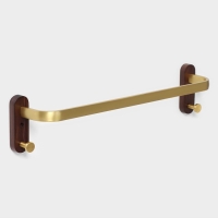 Держатель для полотенец St&ouml;lz H&ouml;lzern Premiere 50 см, ореховое дерево, алюминий, цвет коричневый