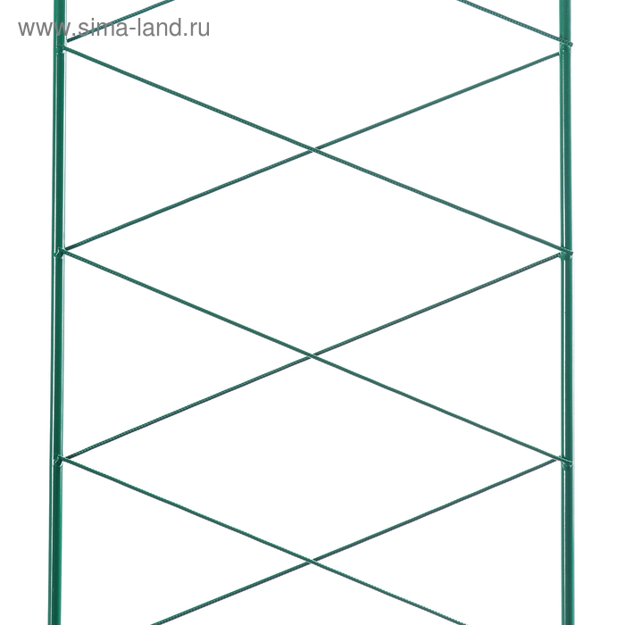 Шпалера, 170 &times; 34 &times; 1 см, металл, зелёная, &laquo;Буби&raquo;