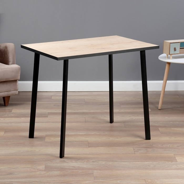 Стол обеденный МОДЕРН МИНИ LAKSI, 892х585х750, чёрный /дуб ирландский