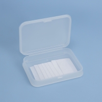 Органайзер с крышкой, 14 &times; 9,7 &times; 3,3 см, цвет прозрачный