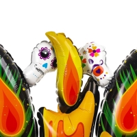 Шар фольгированный 46" &laquo;Свечи для хеллоуина&raquo;, на подставке