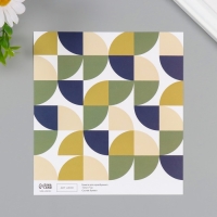 Бумага для скрапбукинга "Змейка" плотность 180 гр набор 10 шт 15,5х17 см