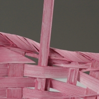 Набор корзин, 19х7,5х9,5/31 см, 22х9х11/34 см, 24х9х11,5/35 см, 3 шт, розовые, бамбук Набор корзин, 19х7,5х9,5/31 см, 22х9х11/34 см, 24х9х11,5/35 см, 3 шт, розовые, бамбук