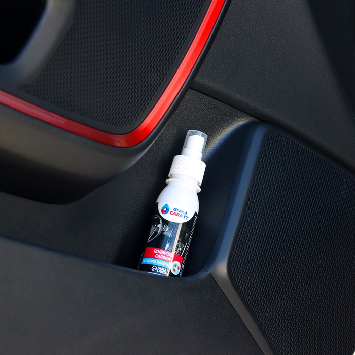 Полироль салона Grand Caratt глянцевый, кокосовое молочко, спрей 100 мл Полироль салона Grand Caratt глянцевый, кокосовое молочко, спрей 100 мл