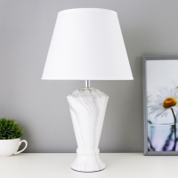 Лампа настольная "Ильмрамор" 1хЕ27 40Вт серый 25х25х42 см RISALUX Лампа настольная "Ильмрамор" 1хЕ27 40Вт серый 25х25х42 см RISALUX