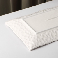 Блюдо керамическое сервировочное &laquo;Воздушность&raquo;, 30,5&times;17 см, цвет белый