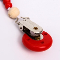 Держатель - игрушка для соски - пустышки &laquo;ТРЕНД. Пёсики&raquo; из дерева