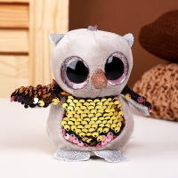 Мягкая игрушка &laquo;Сова&raquo;, на брелоке, 10 см, цвета МИКС