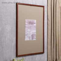 Фоторамка сосна с24 коричневая 50х70 см (пластиковый экран) Фоторамка сосна с24 коричневая 50х70 см (пластиковый экран)