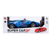 Машина радиоуправляемая &laquo;Полиция&raquo;, работает от батареек, цвет синий