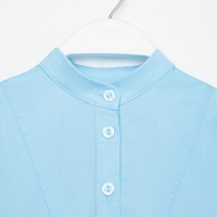 Платье для девочки MINAKU: Cotton collection цвет голубой, рост 122