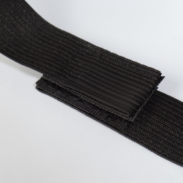 Маска для сна 3D, на липучке, 22,5 × 9 см, цвет чёрный Маска для сна 3D, на липучке, 22,5 × 9 см, цвет чёрный