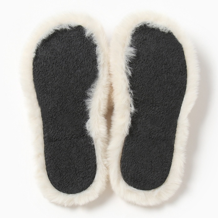 Тапочки женские с открытым носом, размер 38, молочный Тапочки женские с открытым носом, размер 38, молочный