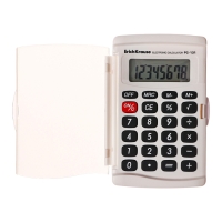 Калькулятор карманный 8-разрядов ErichKrause PC-131 Classic, белый Калькулятор карманный 8-разрядов ErichKrause PC-131 Classic, белый