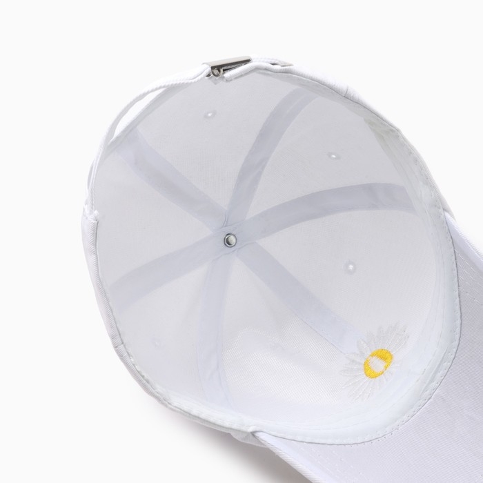Кепка женская MINAKU Кепка женская MINAKU "Ромашка", цвет белый, р-р 54-56