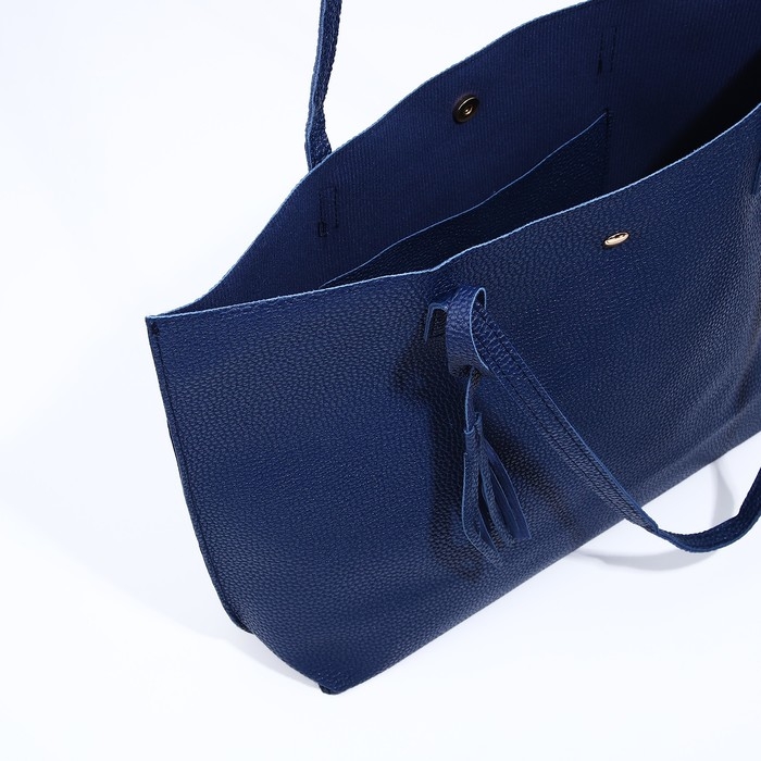 Сумка женская тоут на магните, цвет синий Сумка женская тоут на магните, цвет синий