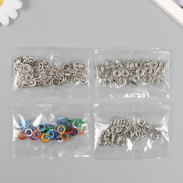 Инструмент для установки люверсов 14,5х5 см + люверсы 50 шт 9,5 мм + шкатулка 9,7х17х2,1 см Инструмент для установки люверсов 14,5х5 см + люверсы 50 шт 9,5 мм + шкатулка 9,7х17х2,1 см