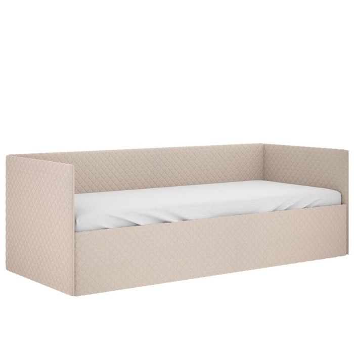 Кровать "Афина" с ящиком, 862 х 2062 х 710, бежевая