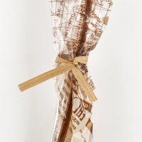 Клип лента, набор 1000 шт., длина 1 шт. &mdash; 12 см, цвет бежевый