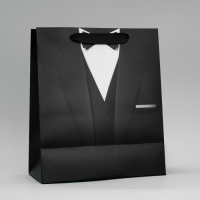 Пакет подарочный ламинированный вертикальный, упаковка, &laquo;Стиль&raquo;, ML 23 х 27 х 11,5 см