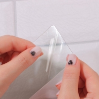 Органайзер для хранения &laquo;Нежность&raquo;, навесной, 2 секции, с клеевой основой, 16,7 &times; 6,9 см, цвет белый