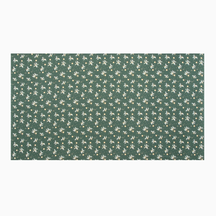 Полотенце Полотенце "Новогодние шары" 80х150 см, 100% хлопок, ваф.полотно, 160 г/м2