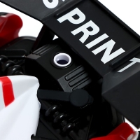 Машина радиоуправляемая &laquo;Формула&raquo;, работает от аккумулятора, эффект дыма, свет, цвет белый