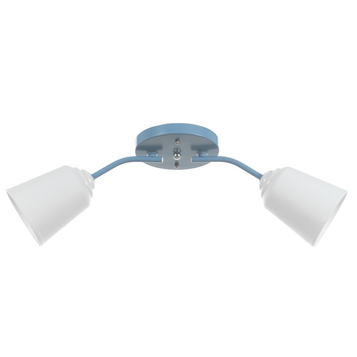 Люстра Люстра "Онлайн" (цил.) 2х15Вт Е27 МОДЕЛЬ:BR 00277 голубой 50х15х15см