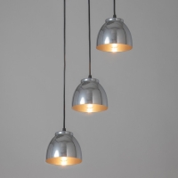 Люстра BayerLux Подвес BayerLux 4111/3 3х40Вт Е27, хром, d=13,5 см, h=10,5 см