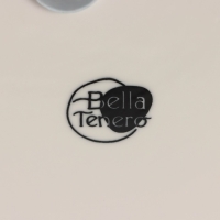 Блюдо фарфоровое 2-х ярусное Доляна &laquo;Эстет&raquo;, d=25/20 см, цвет белый