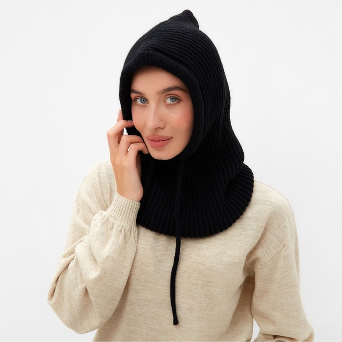 Капор женский MINAKU one size 52-58 черный Капор женский MINAKU one size 52-58 черный