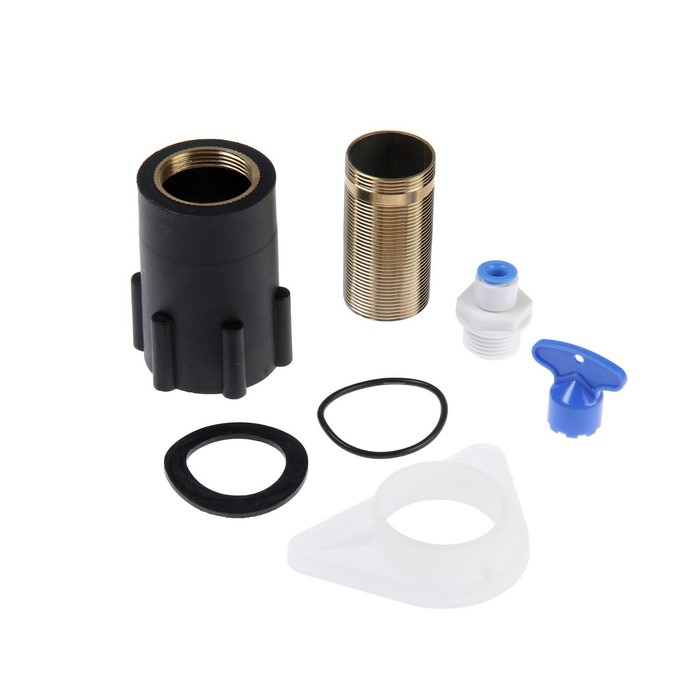 Cмеситель для кухни Accoona A5179F-13, однорычажный, выход для питьевой воды, черный, хром