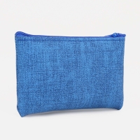 Кошелёк женский на молнии, цвет синий